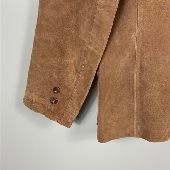 Vintage Suede Leather Blazer size 12(m/l) - Picture 11 of 16